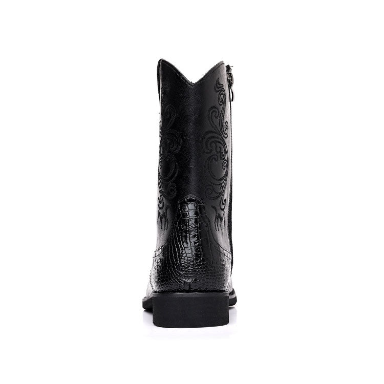 Vintage Schlangenleder Cowboystiefel für Herren