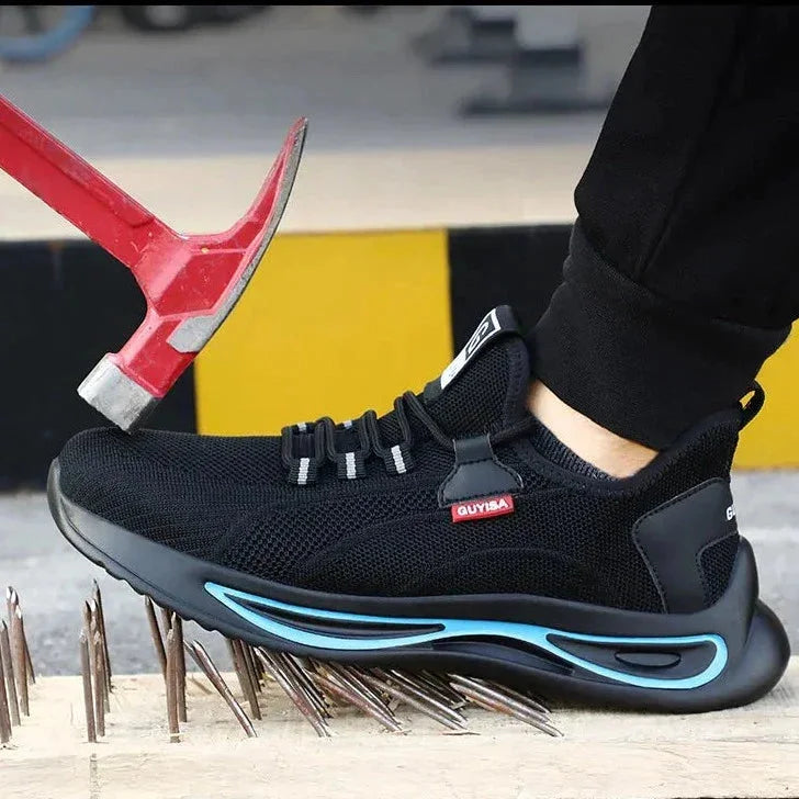Sicherheitsschuhe mit Stahlkappe Arbeitsschuhe Bequeme und leichte Sicherheitsturnschuhe