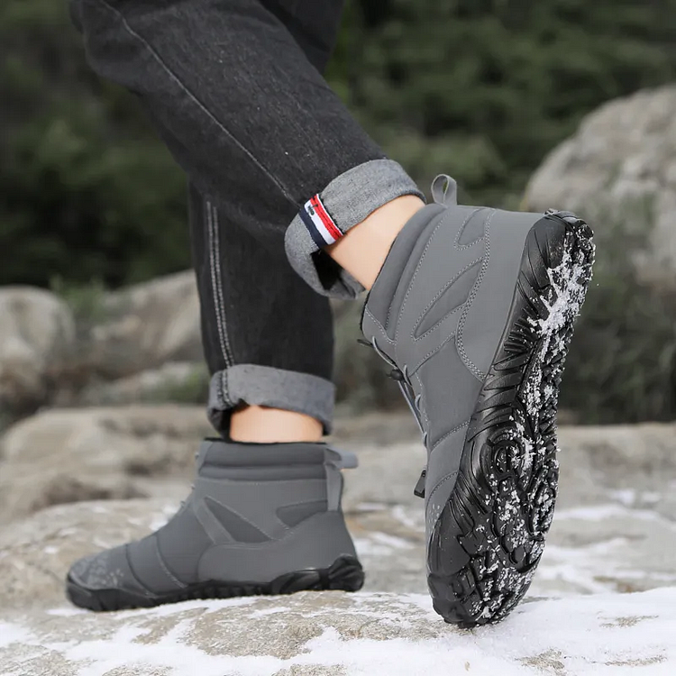 Winter Barfußschuhe Outdoor Warme und wasserdichte Schneestiefel