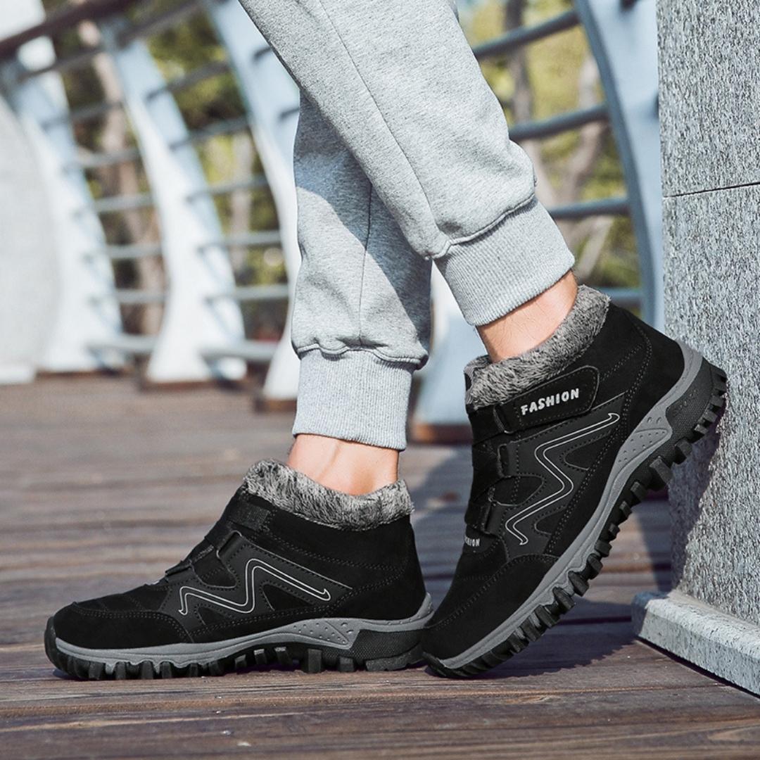 Warme Kunstpelzstiefel für Damen