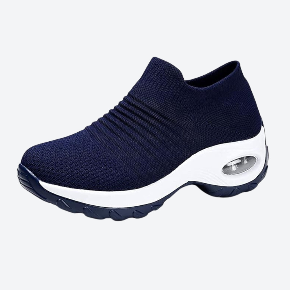 Damen Air Cushion Sport Laufschuhe Atmungsaktive Mesh Walking Slip-on Sneakers