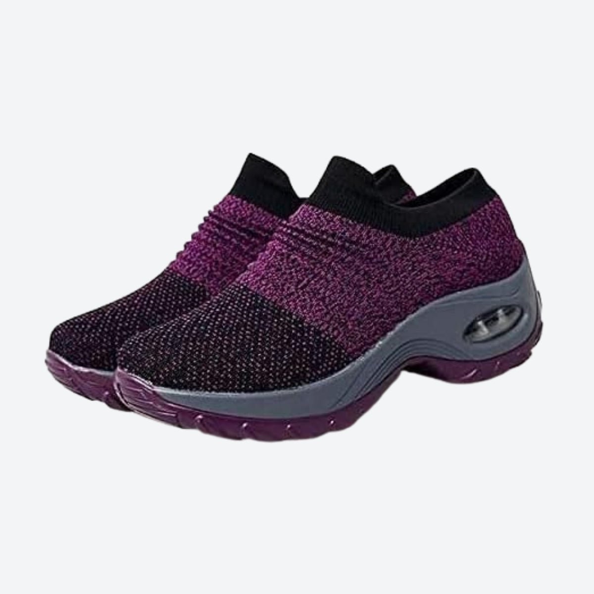 Damen Air Cushion Sport Laufschuhe Atmungsaktive Mesh Walking Slip-on Sneakers