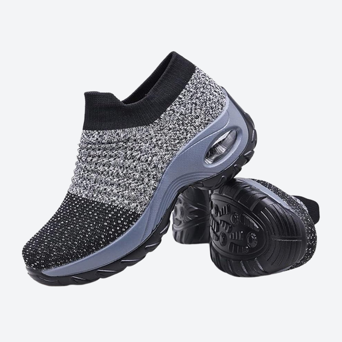 Damen Air Cushion Sport Laufschuhe Atmungsaktive Mesh Walking Slip-on Sneakers