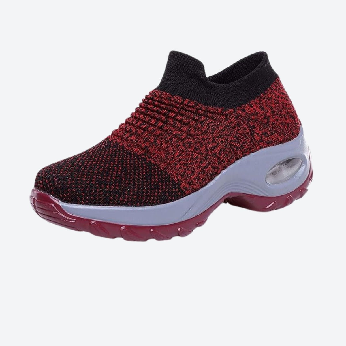 Damen Air Cushion Sport Laufschuhe Atmungsaktive Mesh Walking Slip-on Sneakers