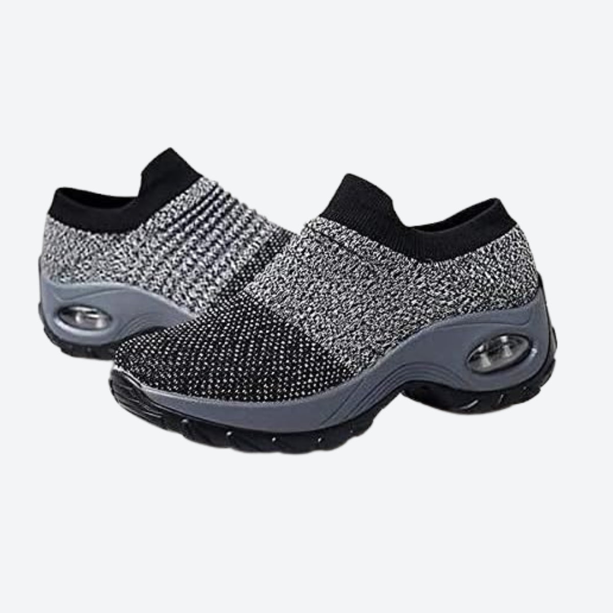 Damen Air Cushion Sport Laufschuhe Atmungsaktive Mesh Walking Slip-on Sneakers
