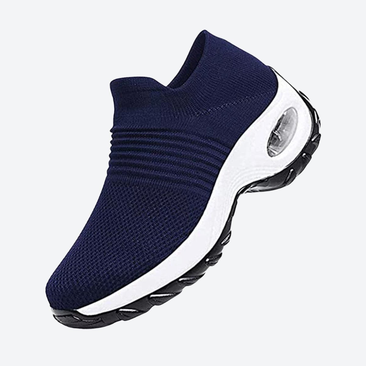 Damen Air Cushion Sport Laufschuhe Atmungsaktive Mesh Walking Slip-on Sneakers