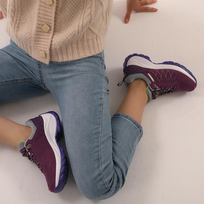 Orthopädische Plateau-Sneakers für Damen
