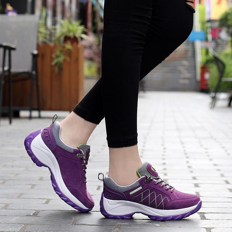 Orthopädische Plateau-Sneakers für Damen