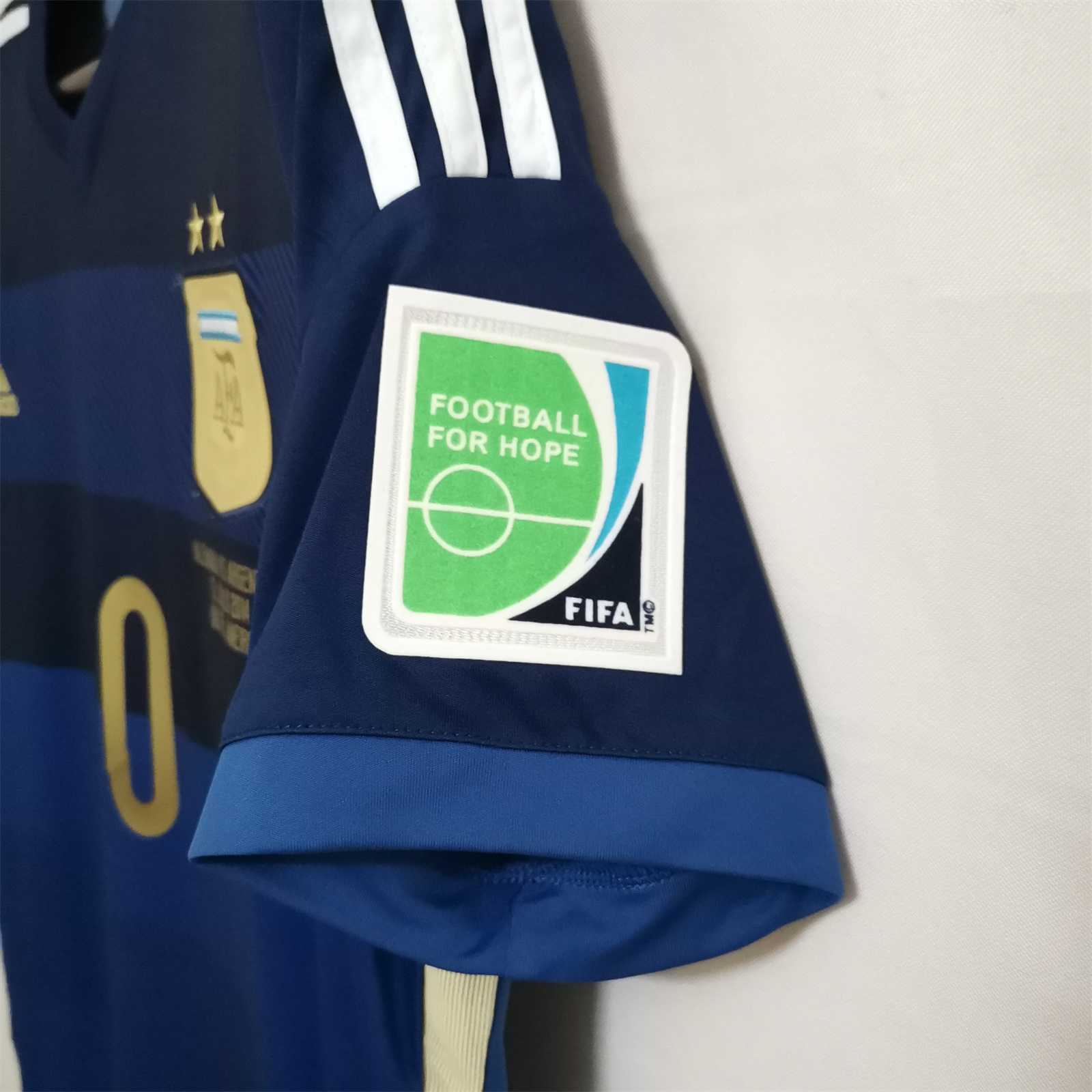 Argentina Away Jersey World Cup Final 2014