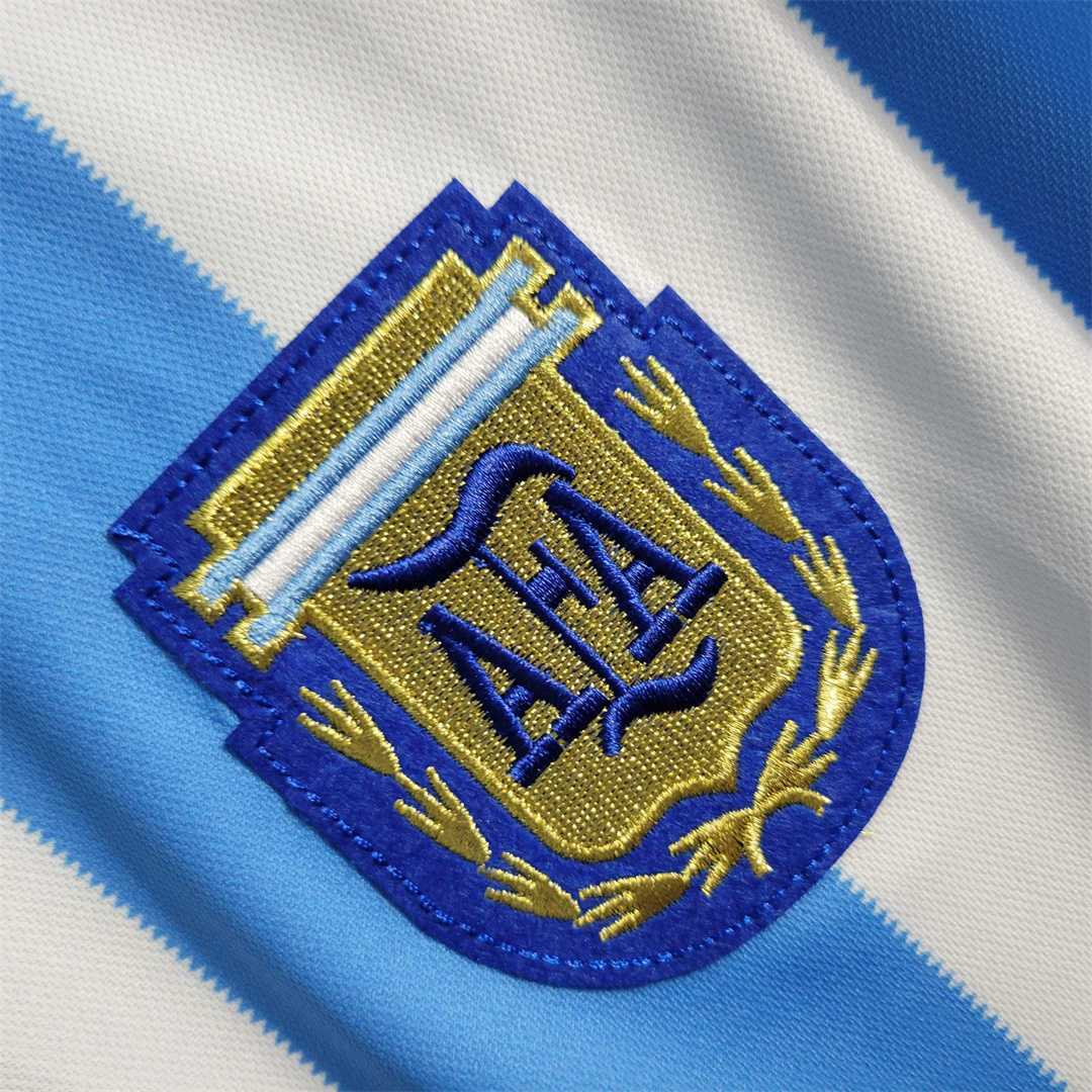 Maradona Argentina home jersey 1986 World Cup Victory