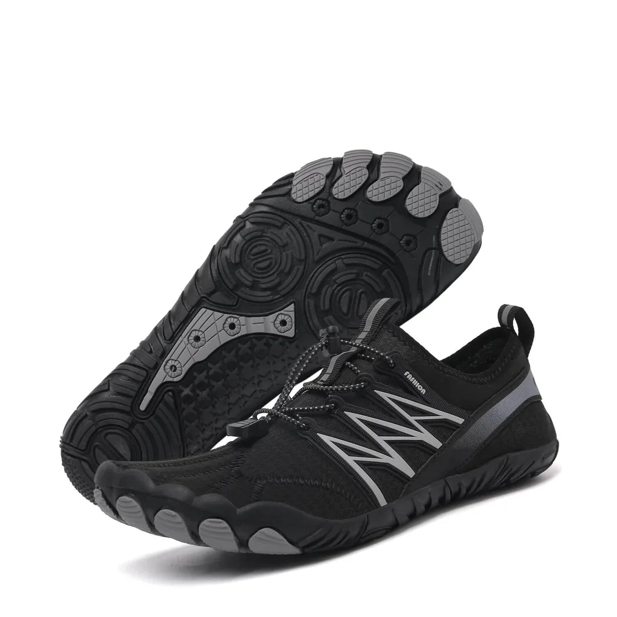 Komfortable orthopädische Minimal-Schuhe – Schwarz