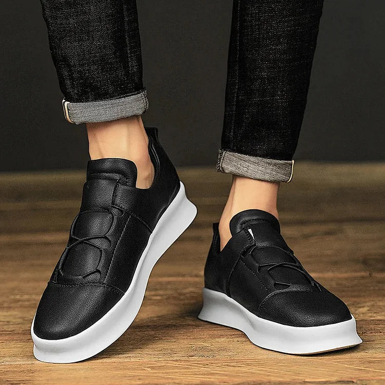 Herrenschuhe Atmungsaktive leichte flache Sneakers
