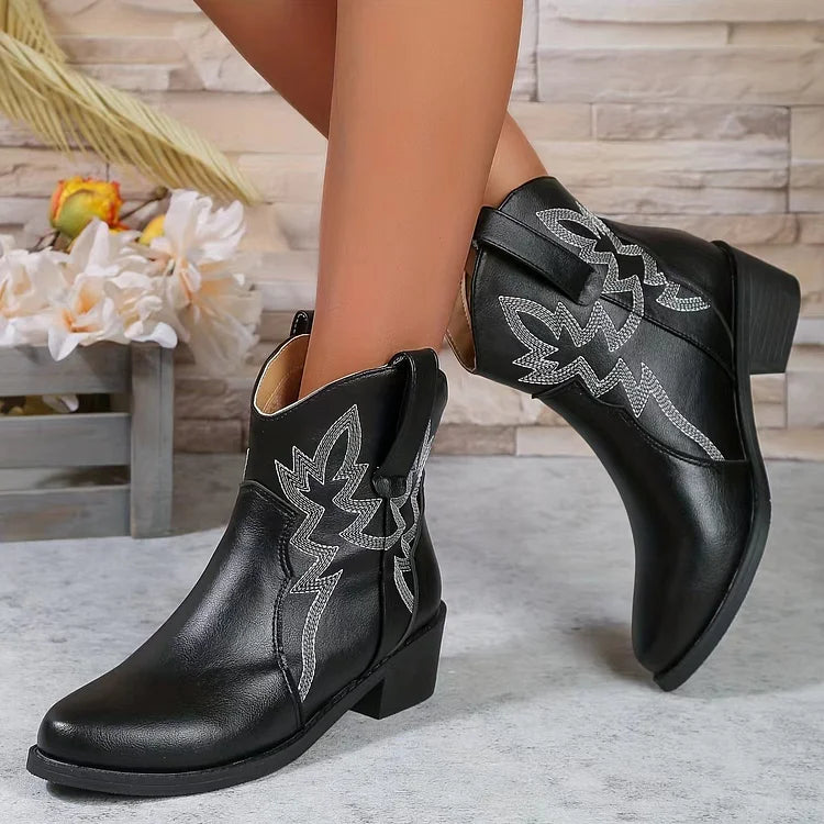 Klassische Cowboystiefeletten