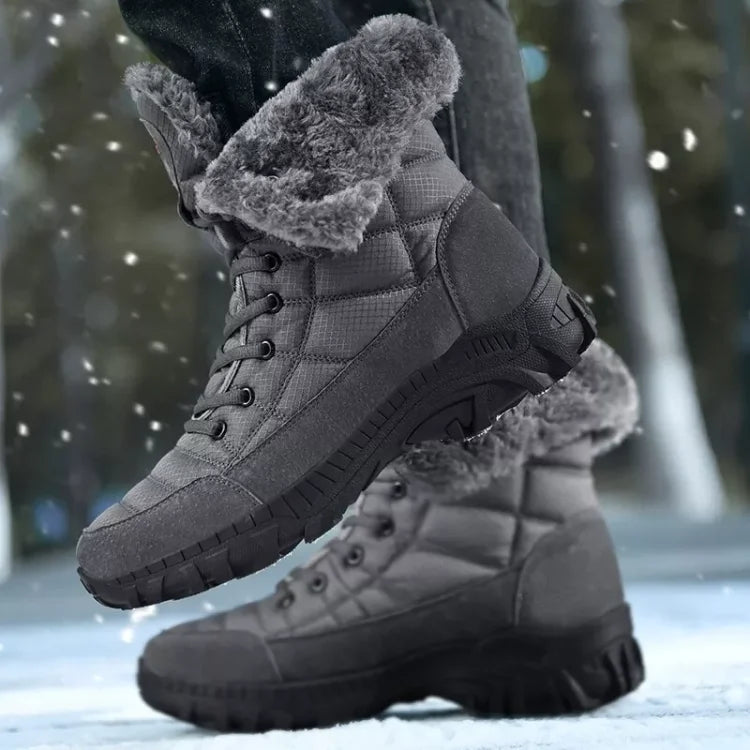 Fellgefütterte Winterstiefel für Herren – Wadenhoch