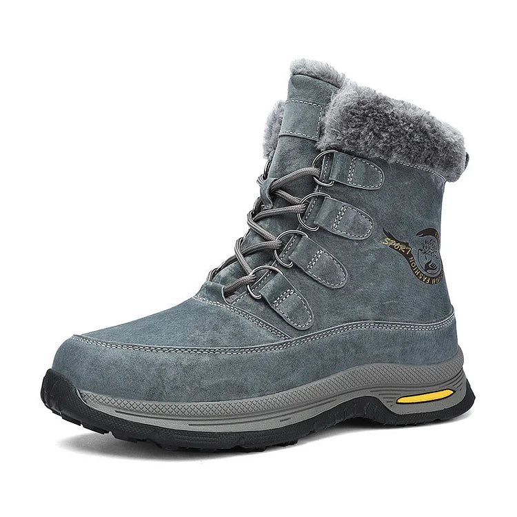 Herren-Schneestiefel warm wasserdicht rutschfest Wanderschuhe