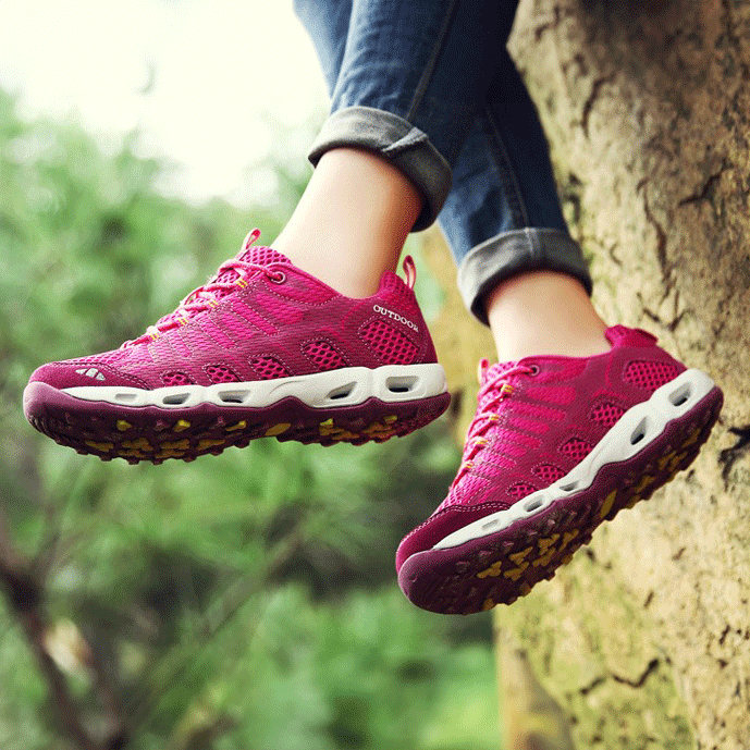 Komfort-Wanderschuhe mit orthopädischer Sohle