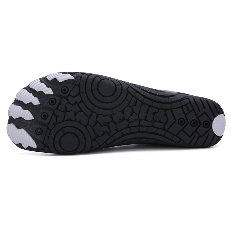 Schwarze universelle rutschfeste Barfuß-Orthopädieschuhe