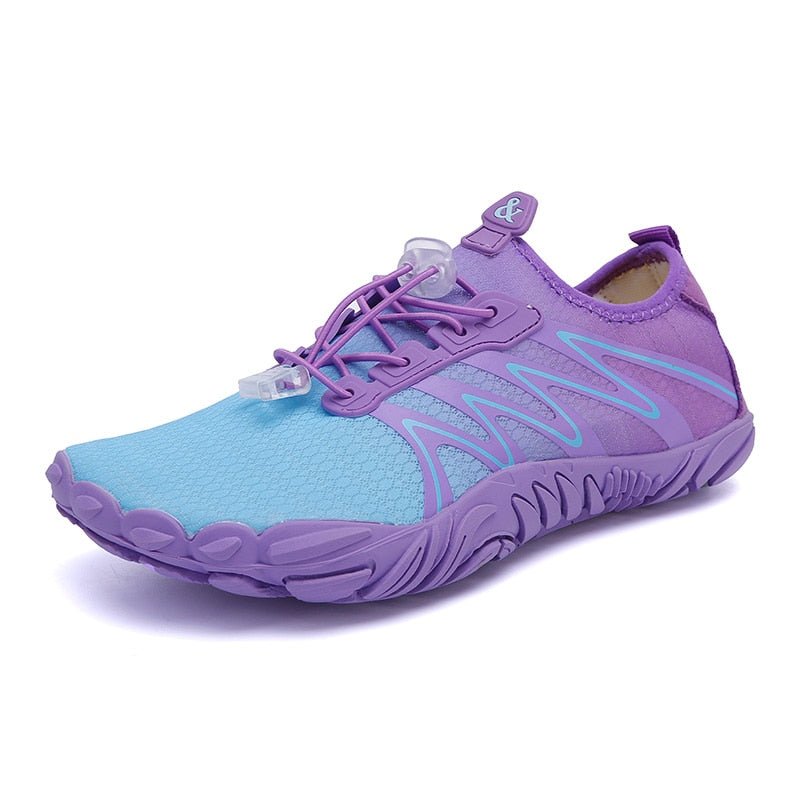 Blau-lila Universal-Barfuß-Orthopädieschuhe mit rutschfester Sohle