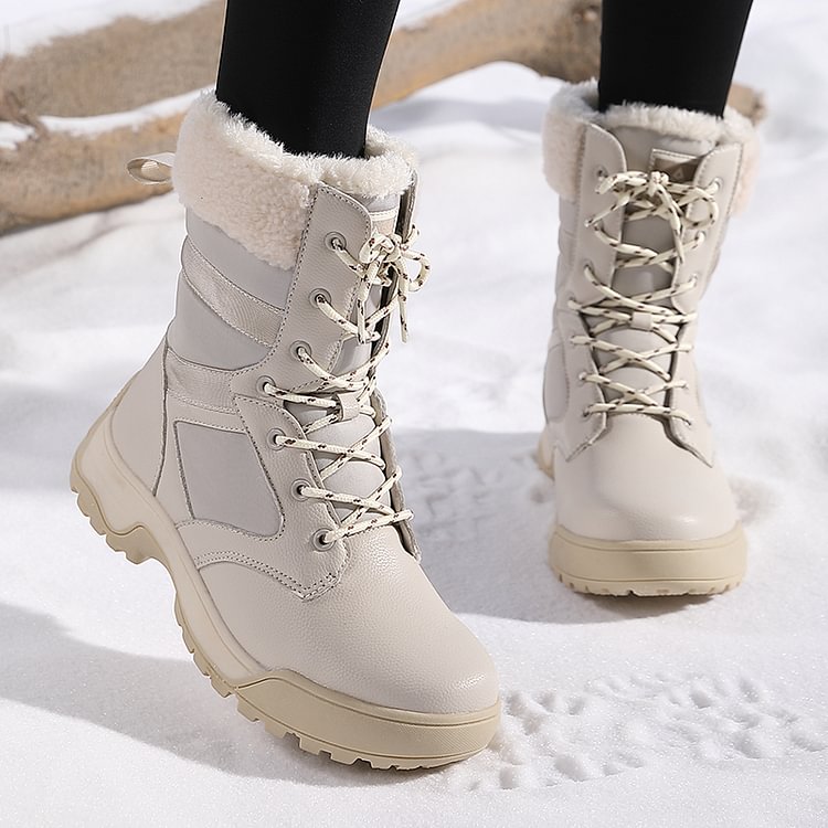 Wasserdichte Schneestiefel – Damen rutschfest & gefüttert