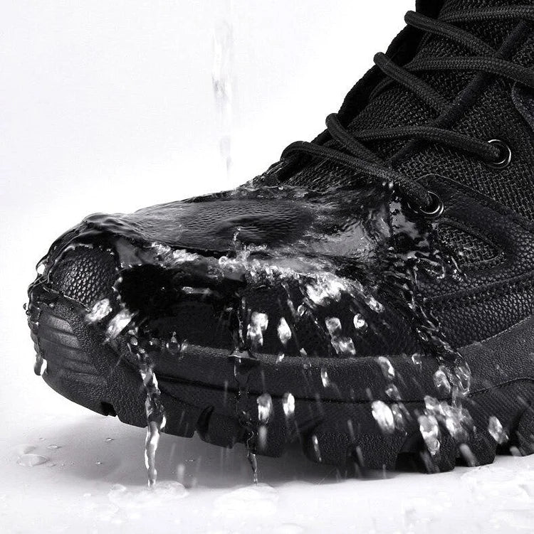 Verdickte Samt-High-Top-Wanderschneestiefel