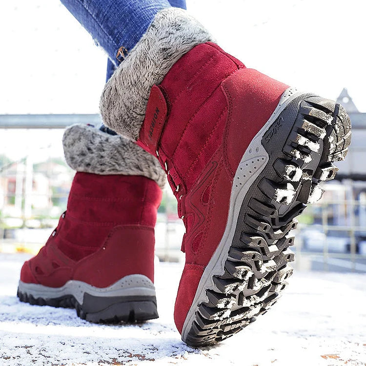 Warme Damen-Schneestiefel für Winter Arbeit und Freizeit