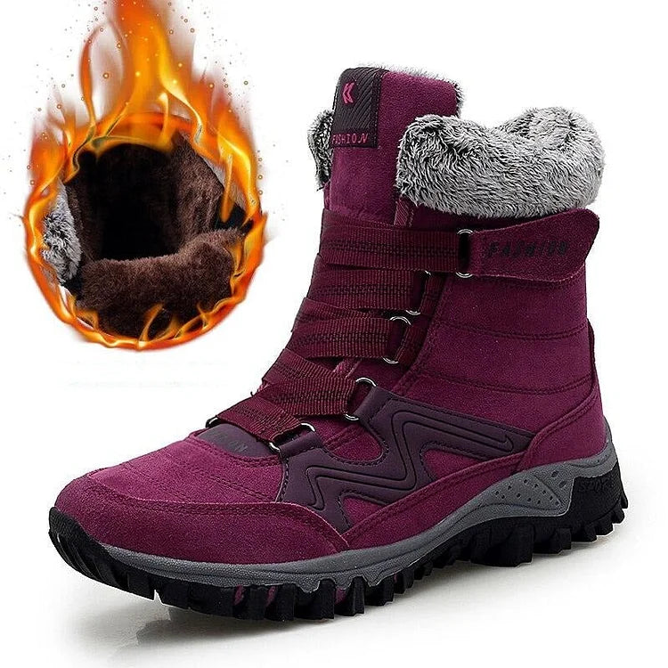 Warme Damen-Schneestiefel für Winter Arbeit und Freizeit
