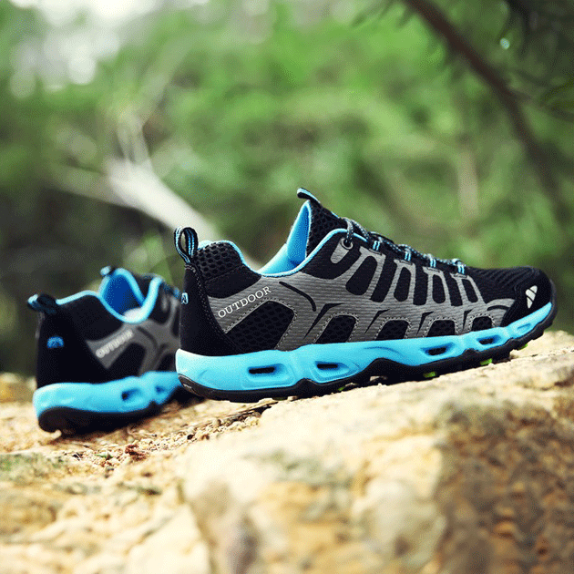 Komfort-Wanderschuhe mit orthopädischer Sohle
