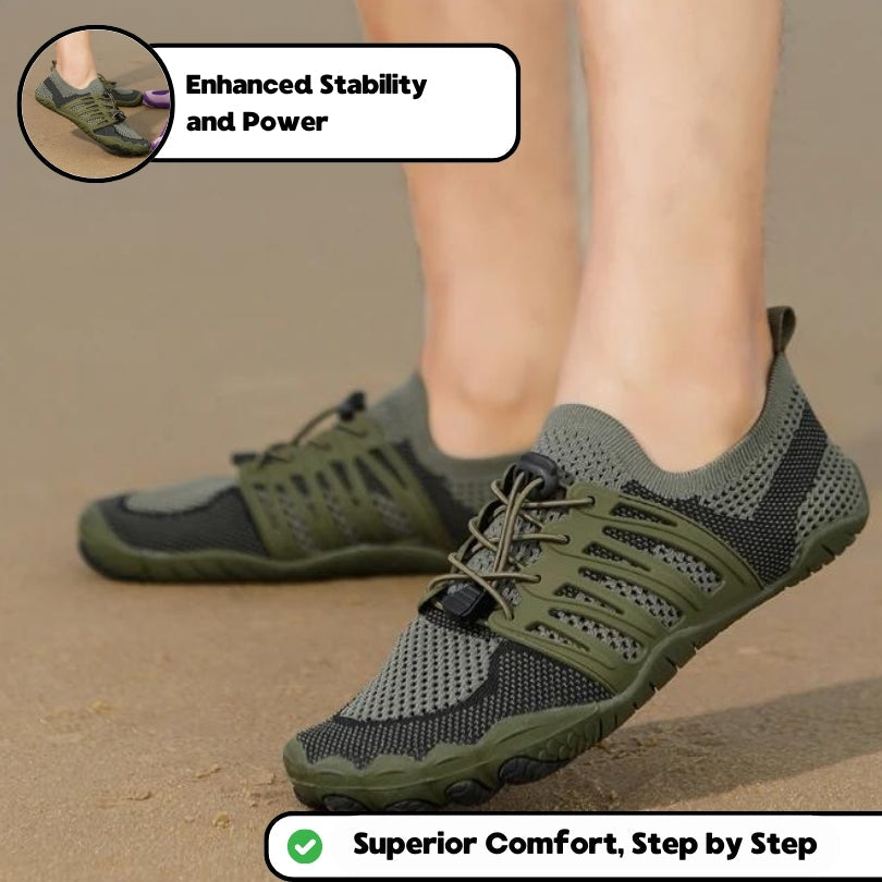 Rutschfeste Barfuß-Orthopädieschuhe für alle Umgebungen - Grün