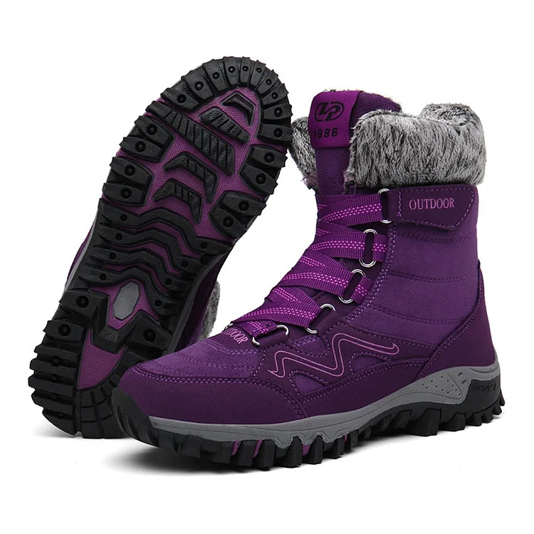 Orthopädische Winter Schnee Stiefeletten Warme Pelz Arch Support Frauen Schuhe