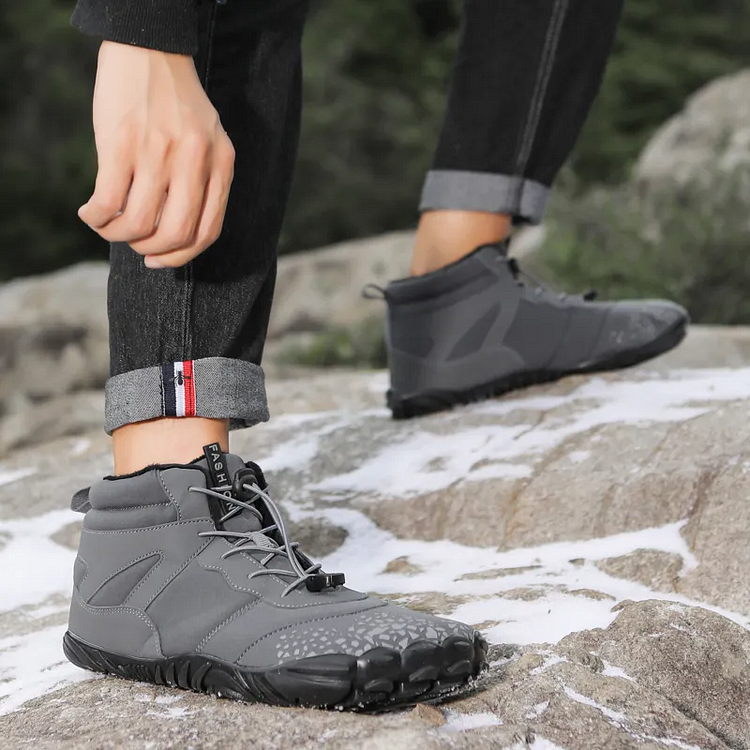 Winter Barfußschuhe Outdoor Warme und wasserdichte Schneestiefel
