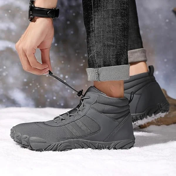 Wasserdichte Winter-Wanderstiefel mit warmem Plüschfutter