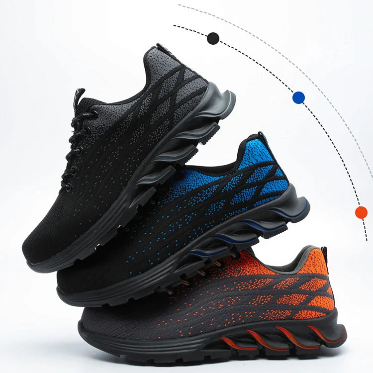 Sicherheitsschuhe Herren-Sneaker mit Stahlkappe