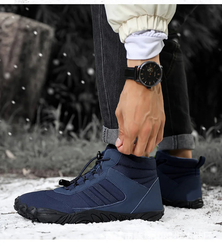 Wasserdichte und warme Winter-Wanderstiefel aus Plüsch