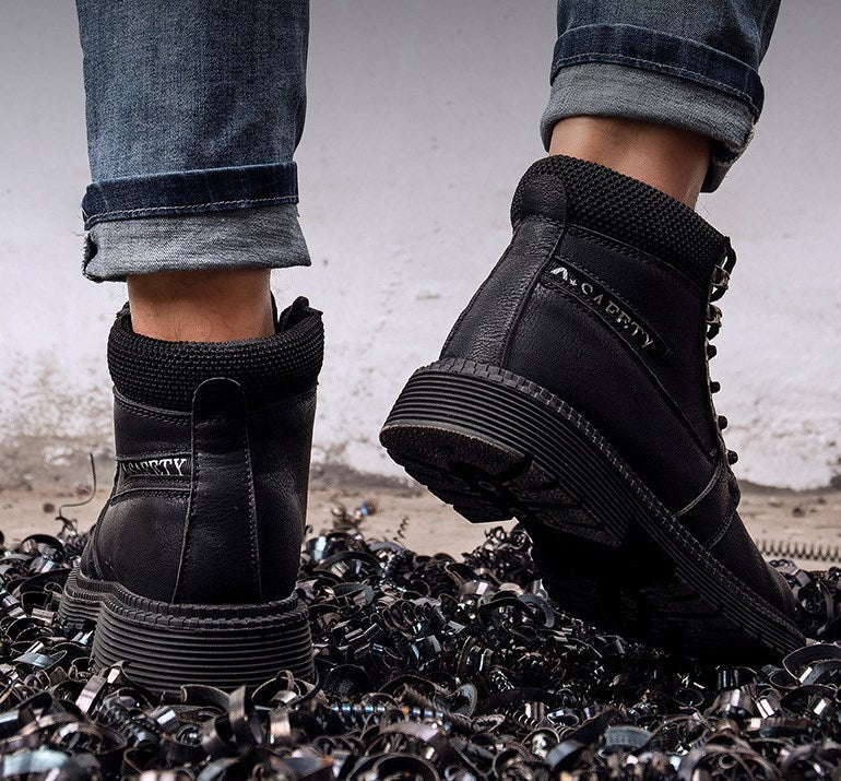 Schlag- Stichschutzschuhe mit weicher Sohle