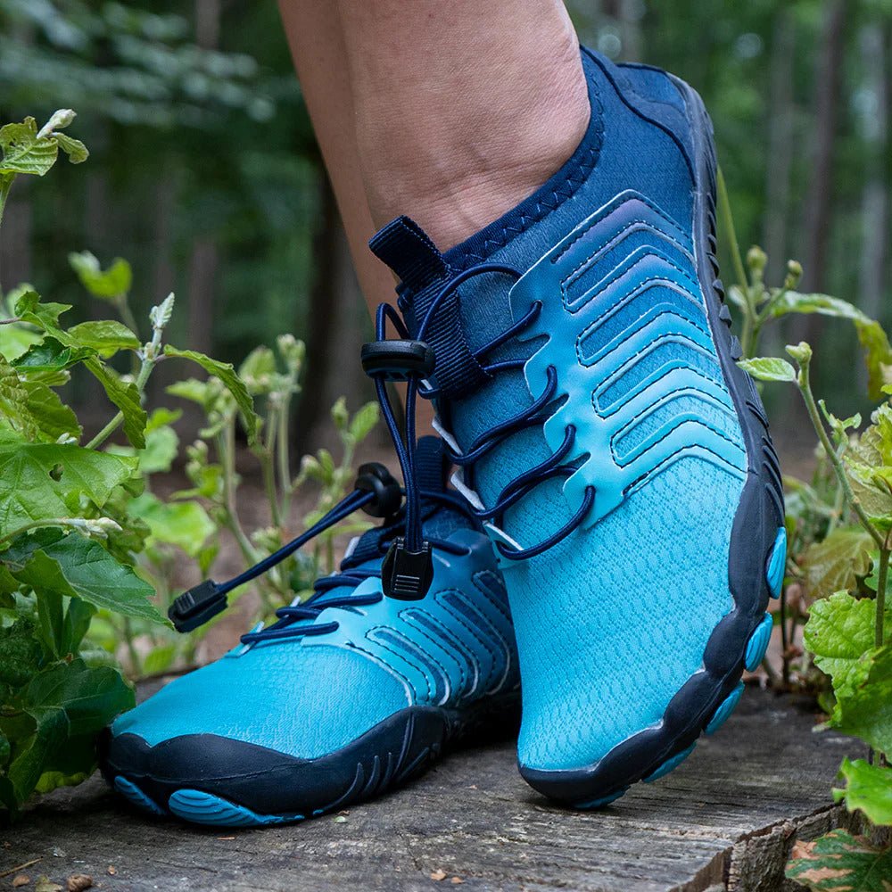 Dunkelblaue universelle rutschfeste Barfuß-Orthopädieschuhe