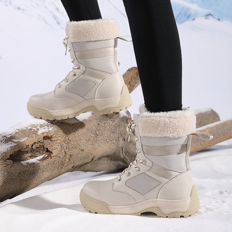 Wasserdichte Schneestiefel – Damen rutschfest & gefüttert