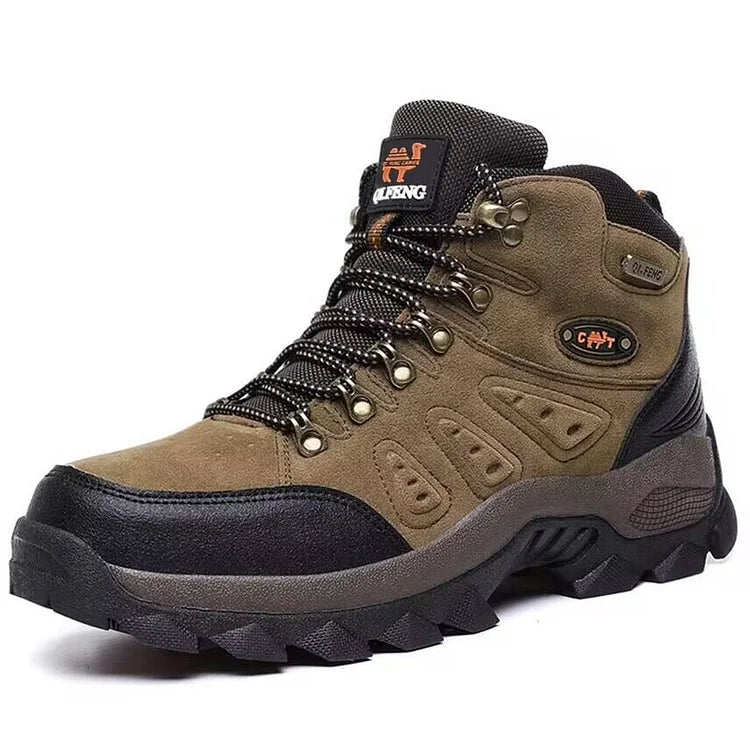 Warme rutschfeste High-Top-Wanderschuhe für den Winter im Freien mit dicker Sohle