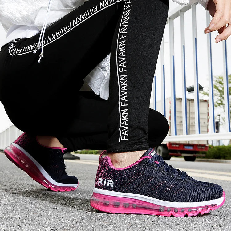 Leichte Unisex-Outdoor-Reise-Sneakers aus Flyknit für Paare
