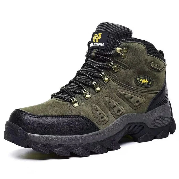 Warme rutschfeste High-Top-Wanderschuhe für den Winter im Freien mit dicker Sohle