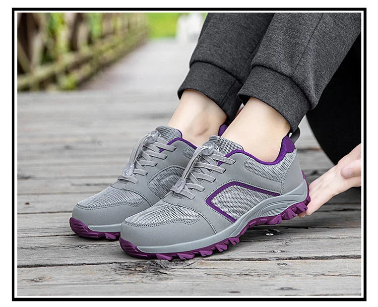 Rutschfeste atmungsaktive modische Wanderschuhe mit weicher Sohle