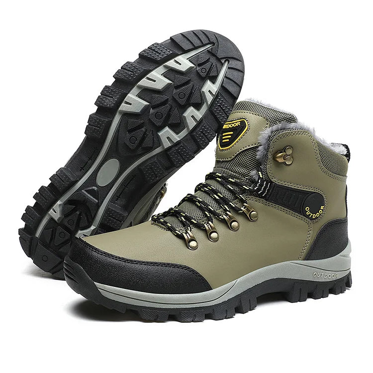 Orthopädische Herren Winter Outdoor Sports Schnürstiefel Wanderschneestiefel