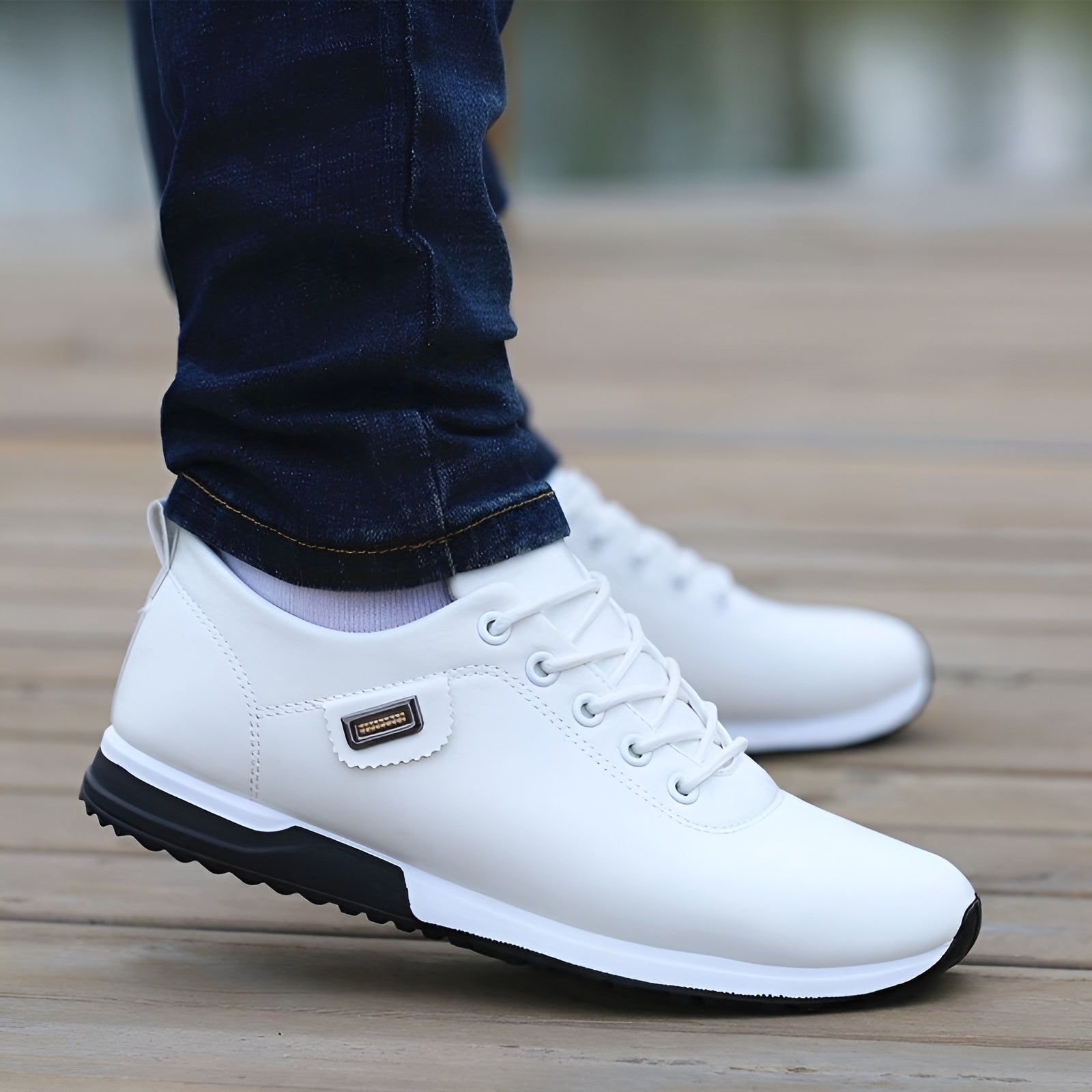 Herrenschuhe – Sauber verarbeitete Sneaker mit hohem Tragekomfort