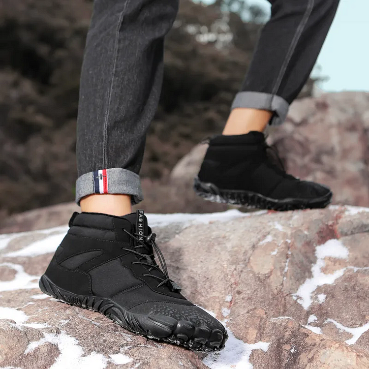 Winter Barfußschuhe Outdoor Warme und wasserdichte Schneestiefel