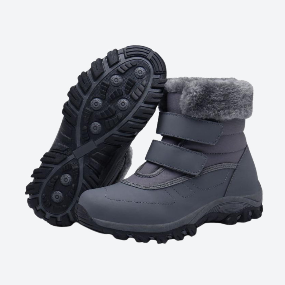 Wasserdichte Outdoor-Wanderstiefel für Damen mit Plüschkragen