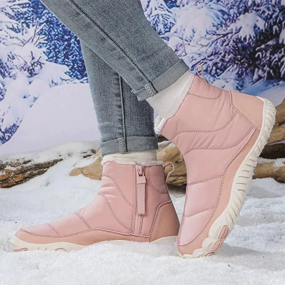 Warme schlichte Schneestiefel für Damen und Herren