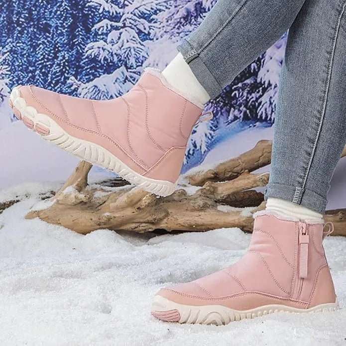 Warme schlichte Schneestiefel für Damen und Herren