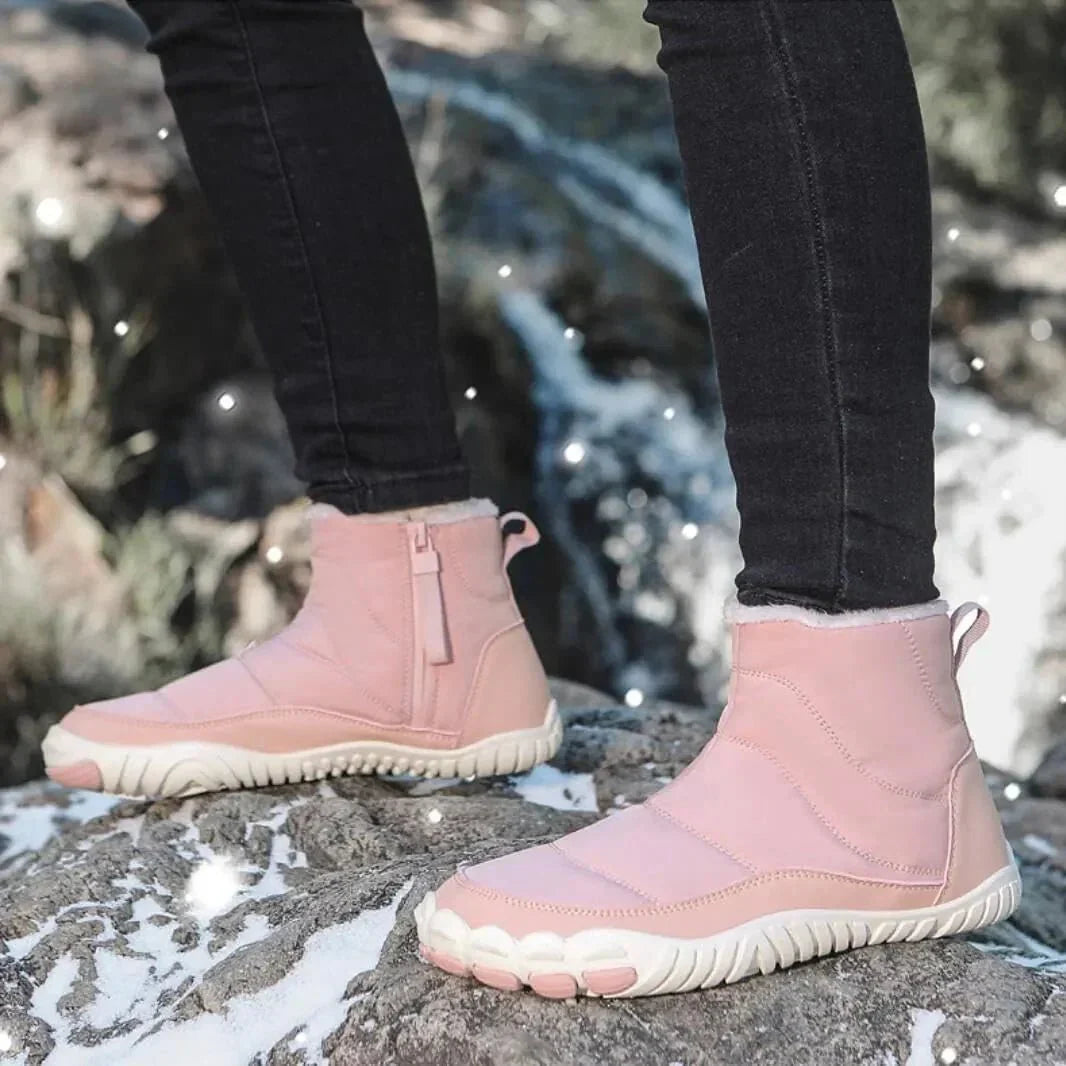 Warme schlichte Schneestiefel für Damen und Herren