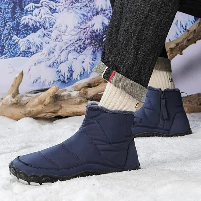 Warme schlichte Schneestiefel für Damen und Herren
