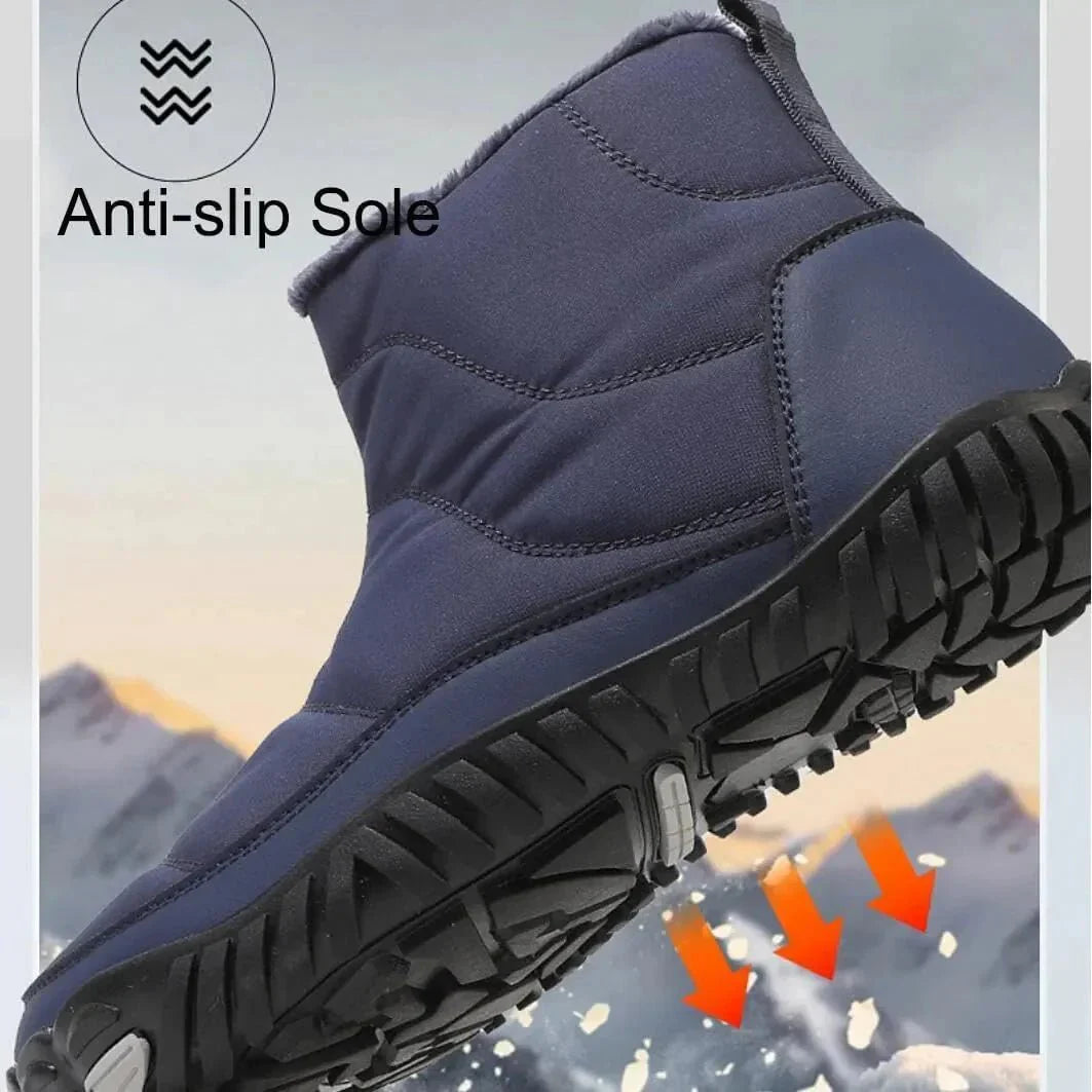 Warme schlichte Schneestiefel für Damen und Herren
