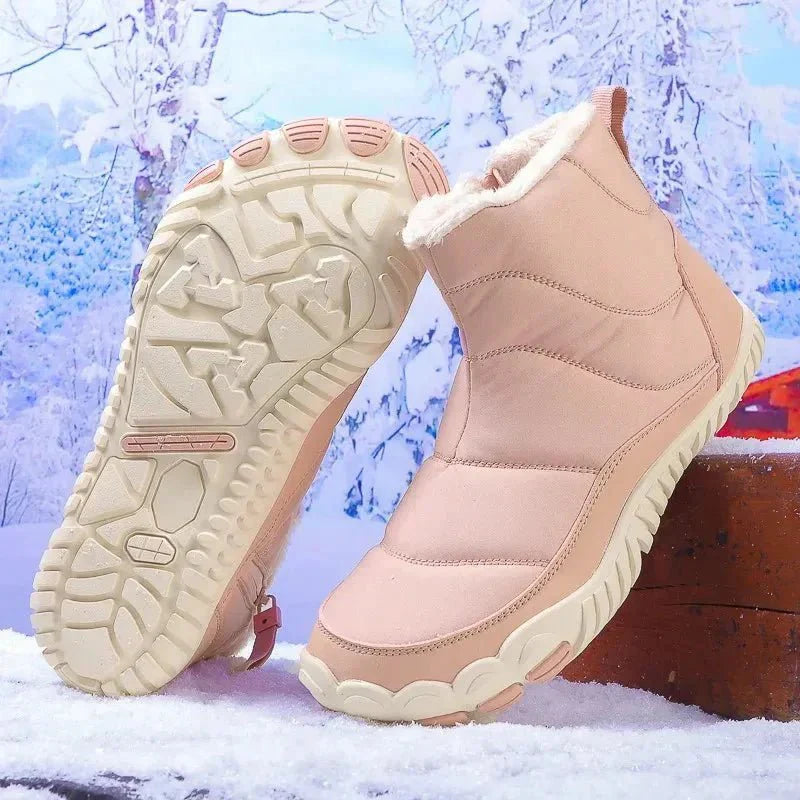 Warme schlichte Schneestiefel für Damen und Herren